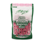 250 PURIZE Regular Size wholesale Pink - activated carbon filter rolling papers
