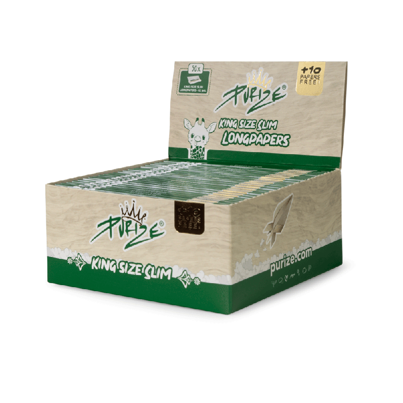 PURIZE King Size Slim wholesale - activated carbon filter rolling papers